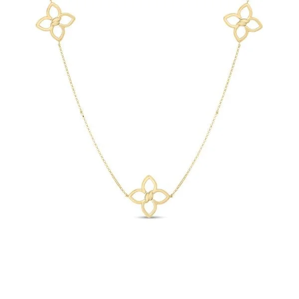 Shop Elegant Jewelry At Unbeatable Prices 18K YELLOW/WHITE GOLD CIALOMA DIAMOND FLOWER STATION LONG NECKLACE Shop Elegant Jewelry At Unbeatable Prices 18K YELLOW/WHITE GOLD CIALOMA DIAMOND FLOWER STATION LONG NECKLACE