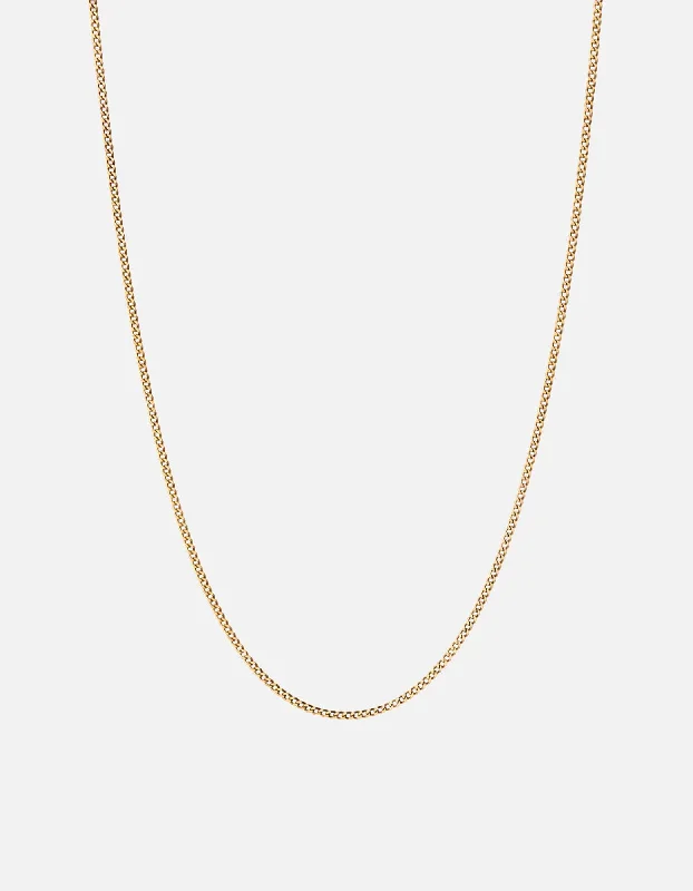 Special Offers On Handcrafted And Designer Jewelry 2mm Cuban Chain Necklace, Gold