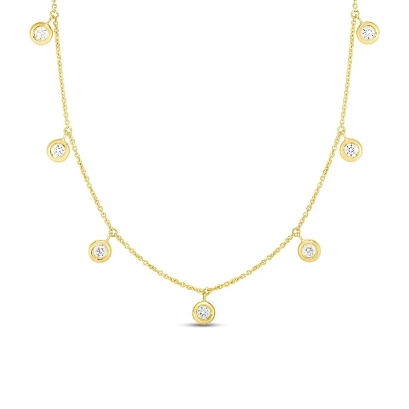 Delicate Crystal Jewelry For Sophisticated Charm Diamonds by the Inch 7-Station Drop Necklace Delicate Crystal Jewelry For Sophisticated Charm Diamonds by the Inch 7-Station Drop Necklace