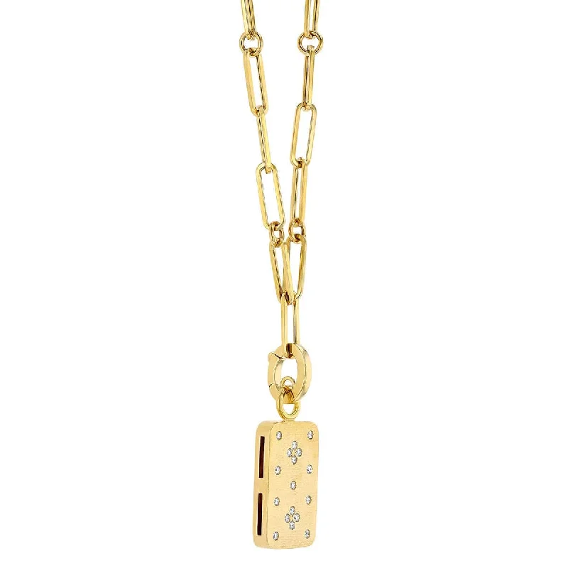 Your Perfect Accessory Now At The Best Price Diamond Venetian Prince Dog Tag Pendant W/Paper Clip Chain Your Perfect Accessory Now At The Best Price Diamond Venetian Prince Dog Tag Pendant W/Paper Clip Chain