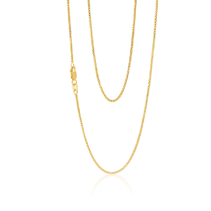 Exclusive Online Discounts On Stylish Jewelry 9carat Silver Filled Box Chain 45cm