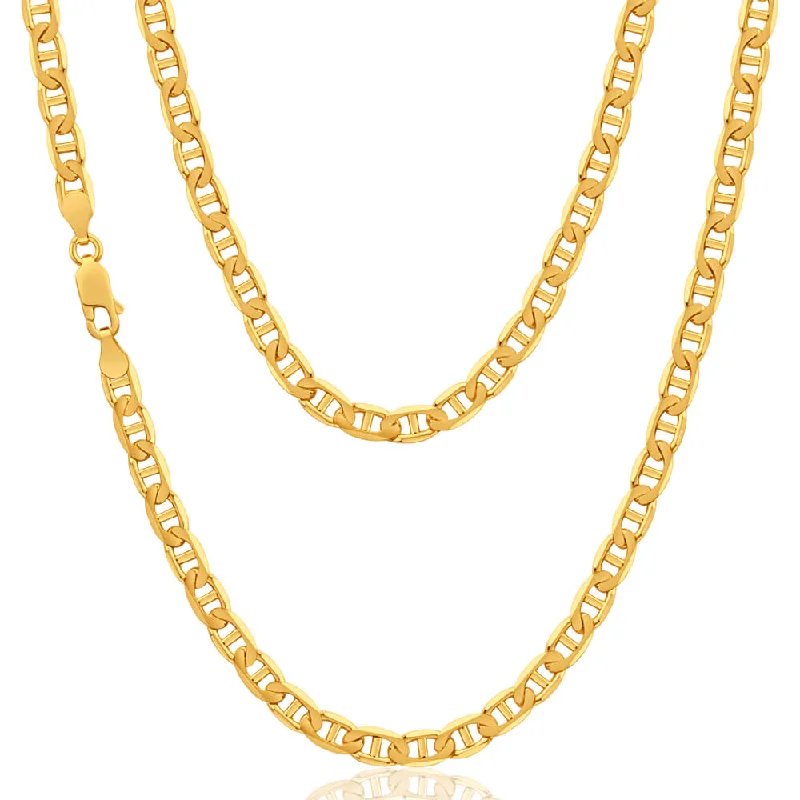 Affordable Luxury Jewelry For Every Occasion 9ct Alluring Yellow Solid Gold 55cm Anchor Chain Affordable Luxury Jewelry For Every Occasion 9ct Alluring Yellow Solid Gold 55cm Anchor Chain