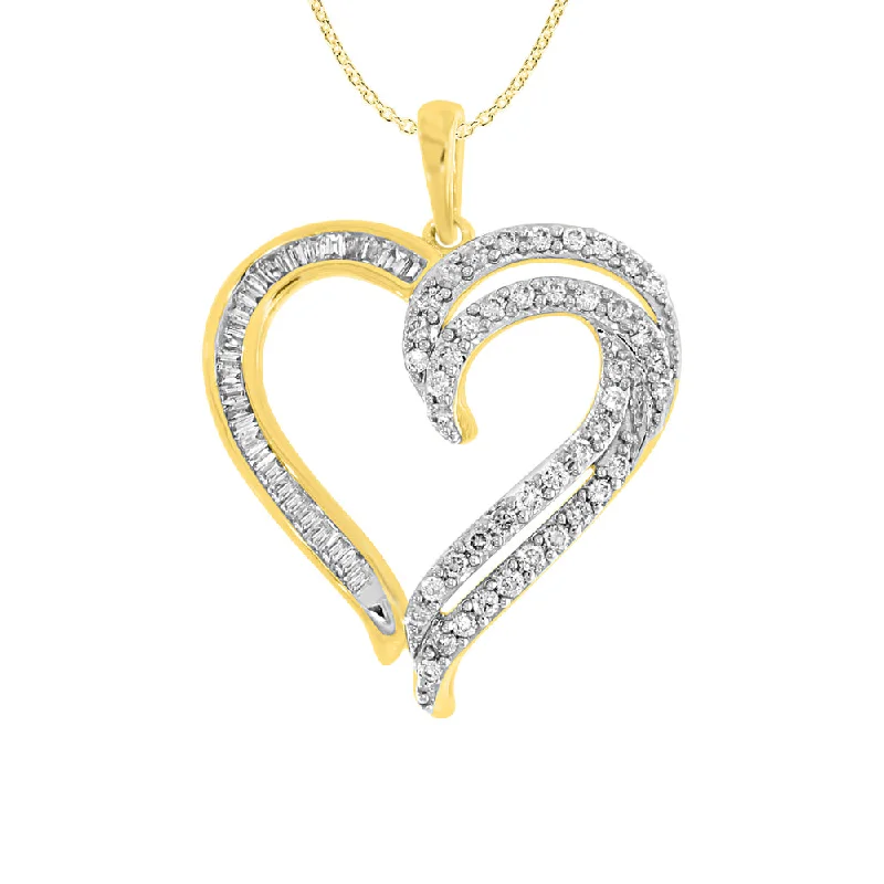 Jewelry Clearance Sale – Final Reductions 9ct Radiant Yellow Gold 1/2 Carat Diamond Heart Pendant With 45cm Chain Jewelry Clearance Sale – Final Reductions 9ct Radiant Yellow Gold 1/2 Carat Diamond Heart Pendant With 45cm Chain