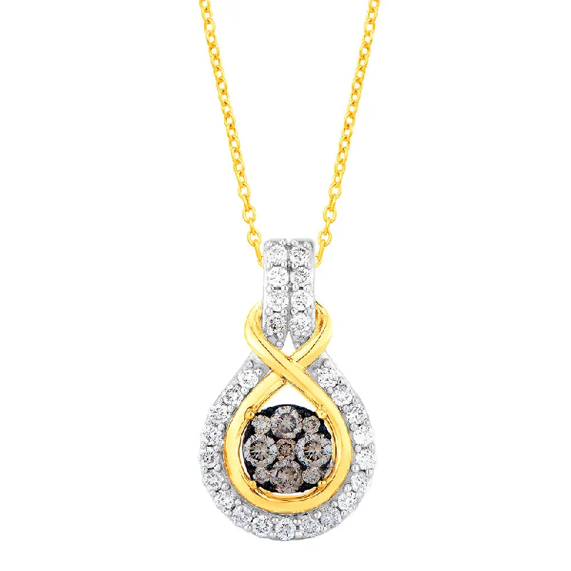 Fashion-Forward Geometric Jewelry For Contemporary Style 9ct Yellow Gold 1/2 Carat Diamond Pendant with 36 Australian Diamonds on 9ct Chain Fashion-Forward Geometric Jewelry For Contemporary Style 9ct Yellow Gold 1/2 Carat Diamond Pendant with 36 Australian Diamonds on 9ct Chain