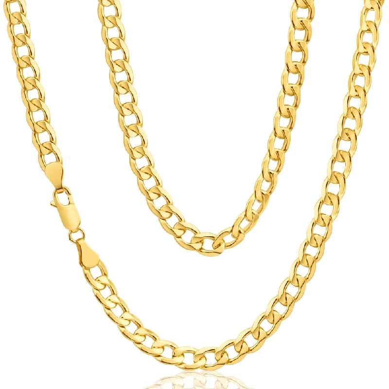 Shop Stylish Jewelry Now And Save Big 9ct Yellow Gold Copper Filled Curb Chain