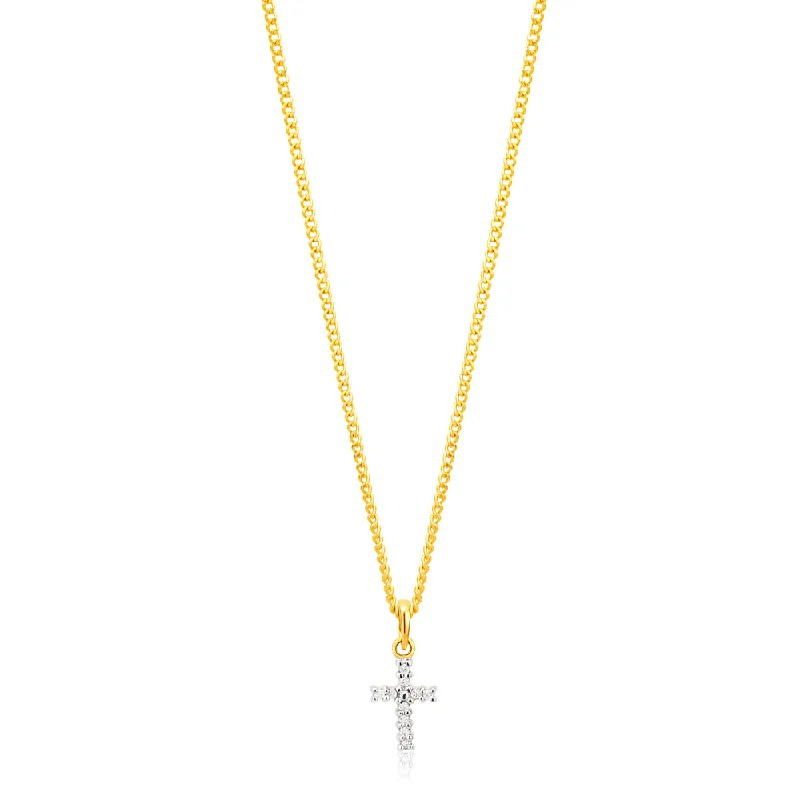 Buy More, Save More On Stunning Jewelry Pieces 9ct Yellow Gold Diamond Cross Pendant Buy More, Save More On Stunning Jewelry Pieces 9ct Yellow Gold Diamond Cross Pendant