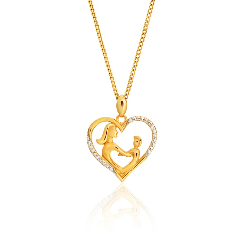 Jewelry Deals That Sparkle – Shop Today 9ct Yellow Gold Diamond Mother & Child Heart Pendant Jewelry Deals That Sparkle – Shop Today 9ct Yellow Gold Diamond Mother & Child Heart Pendant