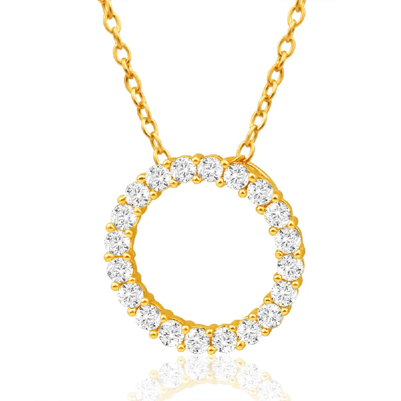 Limited-Time Jewelry Sale – Elegant Styles At Less 9ct Yellow Gold Refined Cubic Zirconia Pendant Limited-Time Jewelry Sale – Elegant Styles At Less 9ct Yellow Gold Refined Cubic Zirconia Pendant