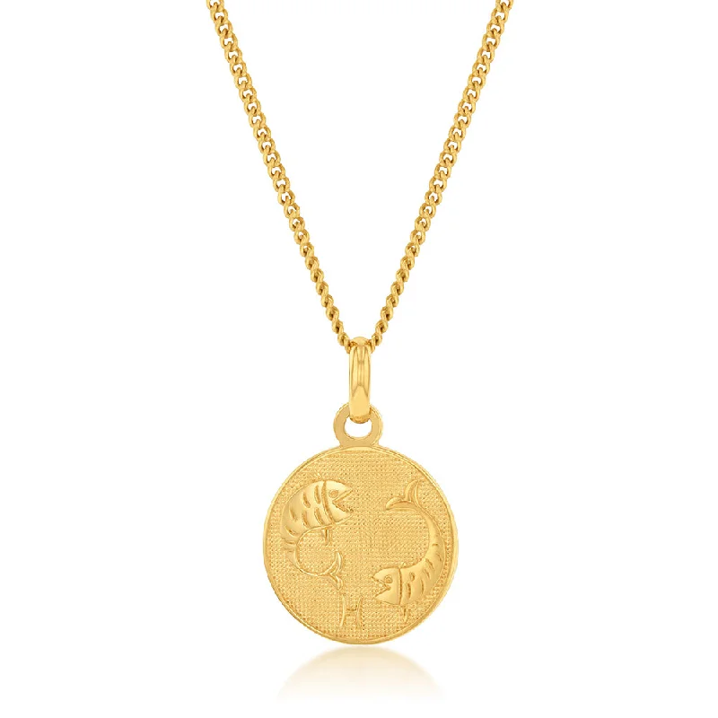 Personalized Jewelry Sale – Meaningful Gifts At Great Prices 9ct Yellow Gold Zodiac Pisces Pendant Personalized Jewelry Sale – Meaningful Gifts At Great Prices 9ct Yellow Gold Zodiac Pisces Pendant