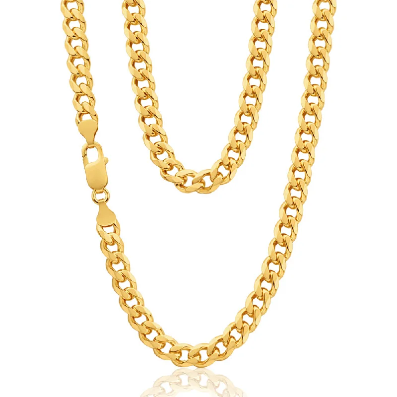 Luxury Meets Affordability – Jewelry Sale Now Live 9ct Yellow Solid Gold "Theo" Curb Chain Luxury Meets Affordability – Jewelry Sale Now Live 9ct Yellow Solid Gold "Theo" Curb Chain