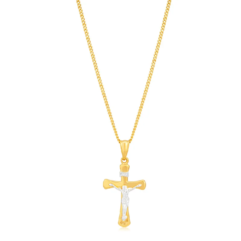 Handcrafted Jewelry Sale – Unique Designs At Low Prices 9ct Yellow & White Gold Silver Filled Crucifix Handcrafted Jewelry Sale – Unique Designs At Low Prices 9ct Yellow & White Gold Silver Filled Crucifix