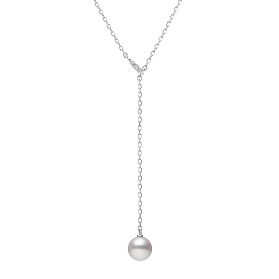 Trending Jewelry Now Available At Exclusive Prices Akoya Cultured Pearl Drop Pendant in 18K White Gold Trending Jewelry Now Available At Exclusive Prices Akoya Cultured Pearl Drop Pendant in 18K White Gold
