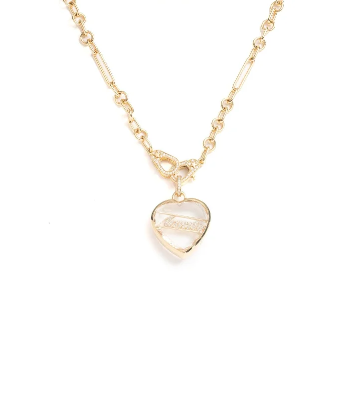 High-Quality Jewelry At A Fraction Of The Cost Amate - Love : Sealed Gemstone Small Mixed Clip Chain Necklace High-Quality Jewelry At A Fraction Of The Cost Amate - Love : Sealed Gemstone Small Mixed Clip Chain Necklace