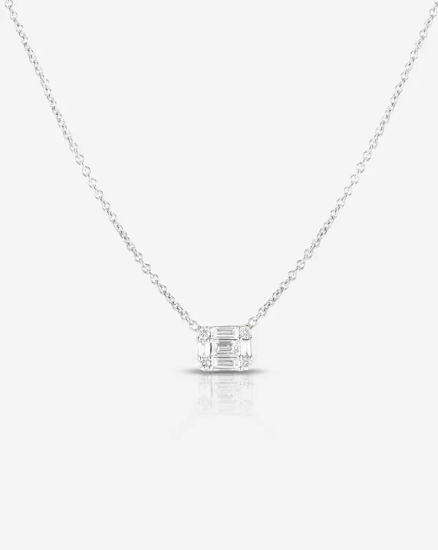 Shop Trending Jewelry With Exclusive Savings Petite Emerald Illusion Necklace