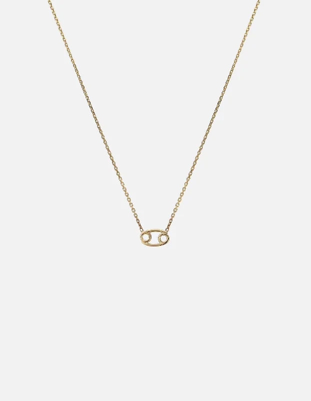 Unmissable Deals On Handmade Jewelry Collections Cancer Astro Pendant Necklace, 14k Gold Unmissable Deals On Handmade Jewelry Collections Cancer Astro Pendant Necklace, 14k Gold
