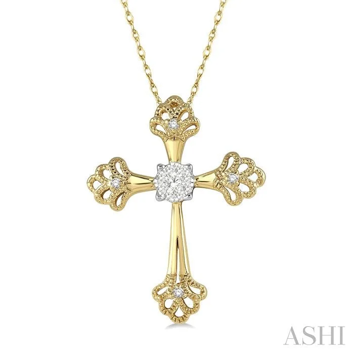 Shop Stylish Jewelry Now And Save Big CROSS LOVEBRIGHT DIAMOND FASHION PENDANT