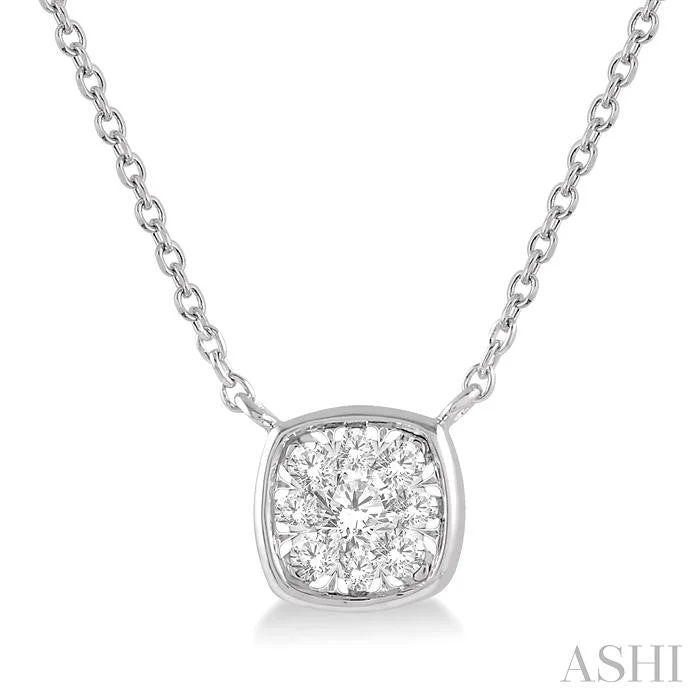 Your Dream Jewelry At Dream Prices CUSHION SHAPE LOVEBRIGHT ESSENTIAL DIAMOND PENDANT Your Dream Jewelry At Dream Prices CUSHION SHAPE LOVEBRIGHT ESSENTIAL DIAMOND PENDANT
