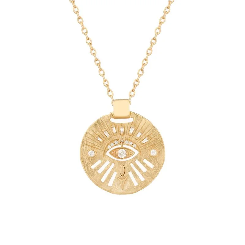 Unique Jewelry Designs Now At Discounted Rates Diamond Dangling Anja Eye Necklace