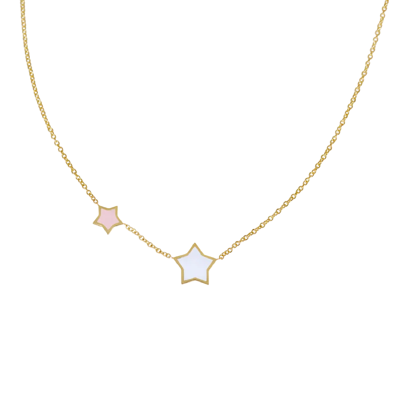 Stunning Jewelry At A Fraction Of The Price Twinkle Star Enamel Necklace