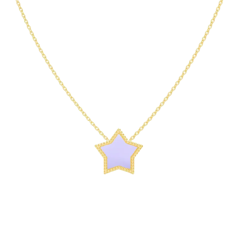 Clearance Sale On High-End Jewelry Collections Enamel Star Necklace