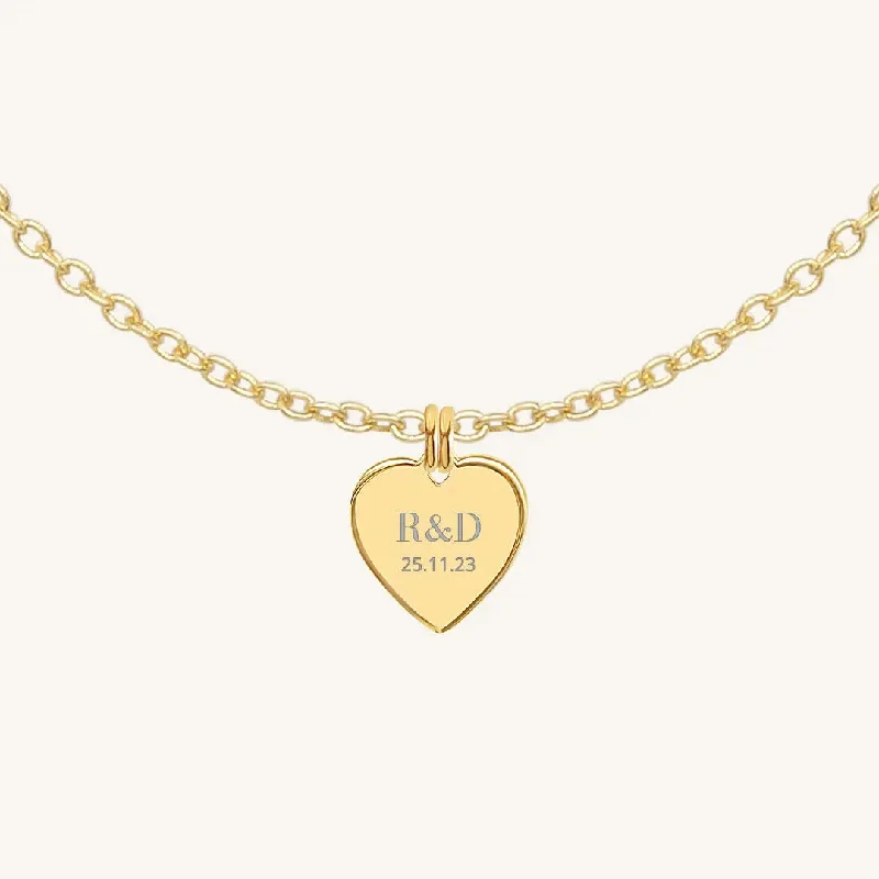 Flash Jewelry Sale – Get Stunning Pieces At Low Prices Etch Behold Heart Necklace