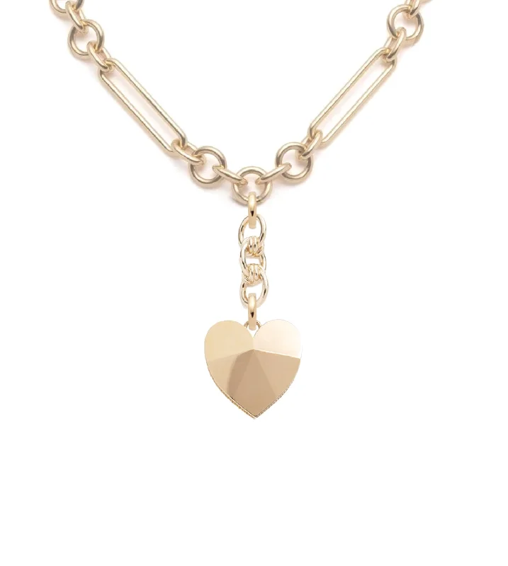 Dainty And Elegant Jewelry Now At Reduced Prices Ever Growing - Love : Facets of Love Midsized Mixed Clip Chain Necklace Dainty And Elegant Jewelry Now At Reduced Prices Ever Growing - Love : Facets of Love Midsized Mixed Clip Chain Necklace