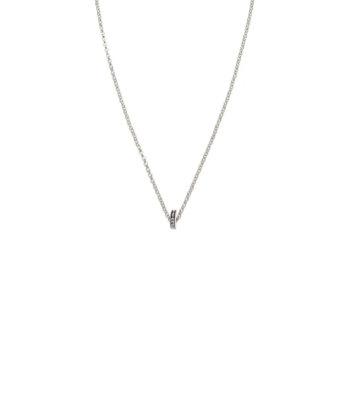 Timeless Jewelry Styles At Wallet-Friendly Prices Protection : Heart Beat Fine Belcher Chain Necklace White Gold
