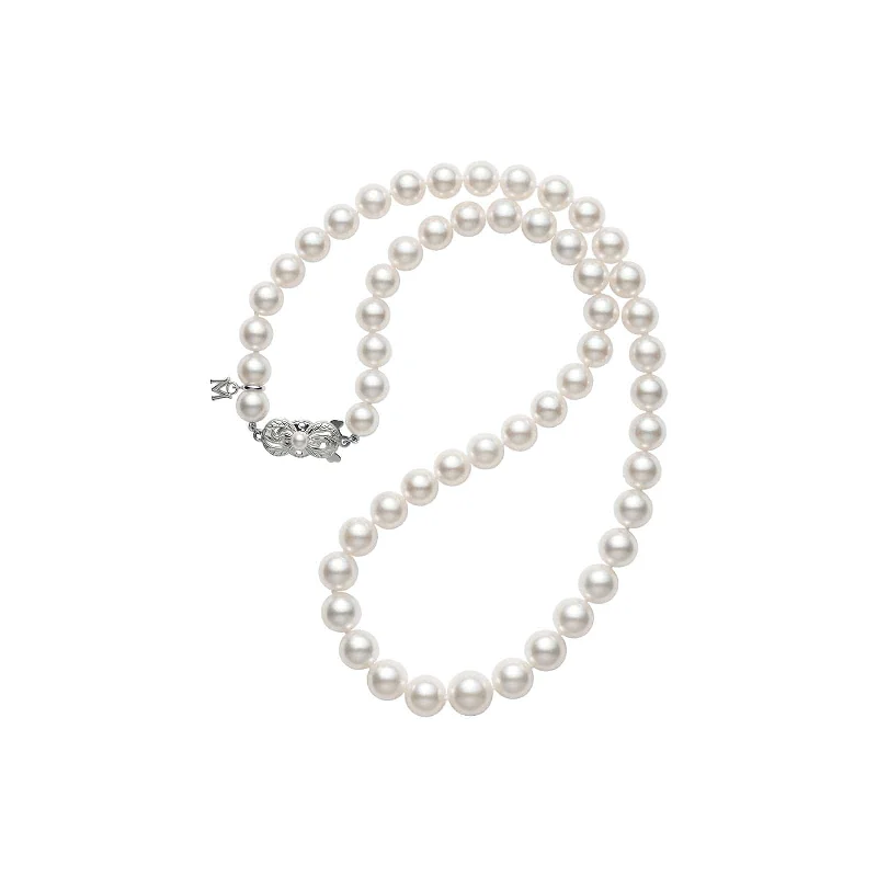 Must-Have Jewelry At Unbelievable Discounts Akoya Cultured Pearl Graduated Princess Necklace Must-Have Jewelry At Unbelievable Discounts Akoya Cultured Pearl Graduated Princess Necklace