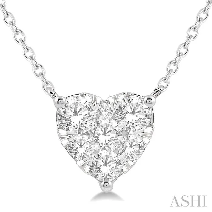Luxury Jewelry Without The Luxury Price Tag HEART SHAPE LOVEBRIGHT ESSENTIAL DIAMOND PENDANT Luxury Jewelry Without The Luxury Price Tag HEART SHAPE LOVEBRIGHT ESSENTIAL DIAMOND PENDANT