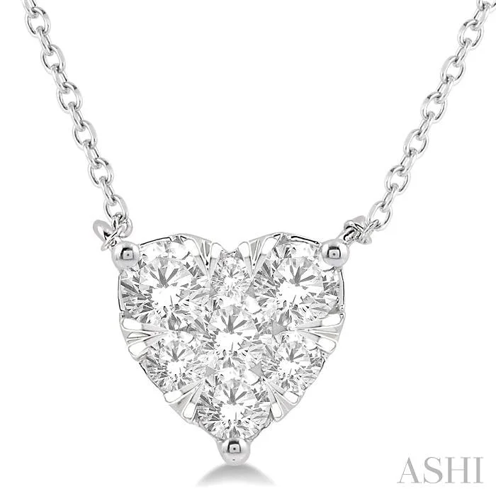 Elegant Necklaces And Bracelets At Limited-Time Offers HEART SHAPE LOVEBRIGHT ESSENTIAL DIAMOND PENDANT Elegant Necklaces And Bracelets At Limited-Time Offers HEART SHAPE LOVEBRIGHT ESSENTIAL DIAMOND PENDANT