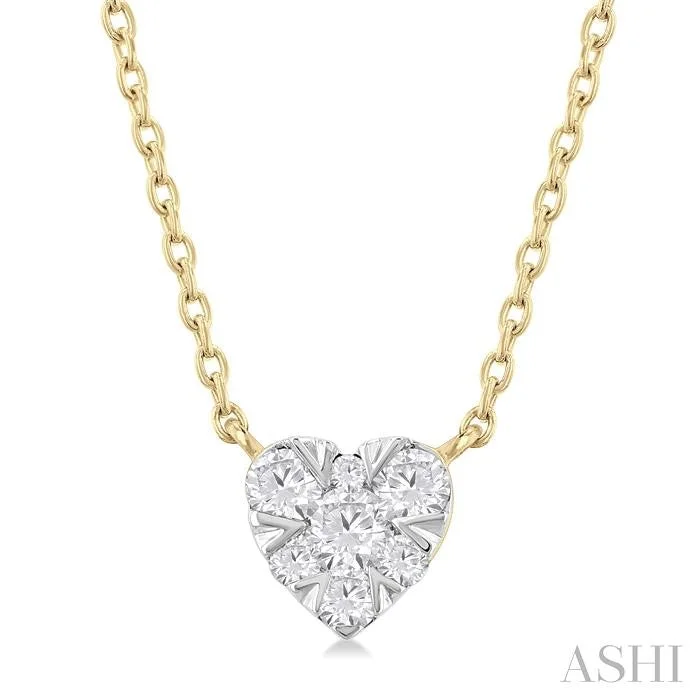 Elevate Your Outfit With Discounted Statement Jewelry HEART SHAPE LOVEBRIGHT PETITE DIAMOND FASHION PENDANT Elevate Your Outfit With Discounted Statement Jewelry HEART SHAPE LOVEBRIGHT PETITE DIAMOND FASHION PENDANT