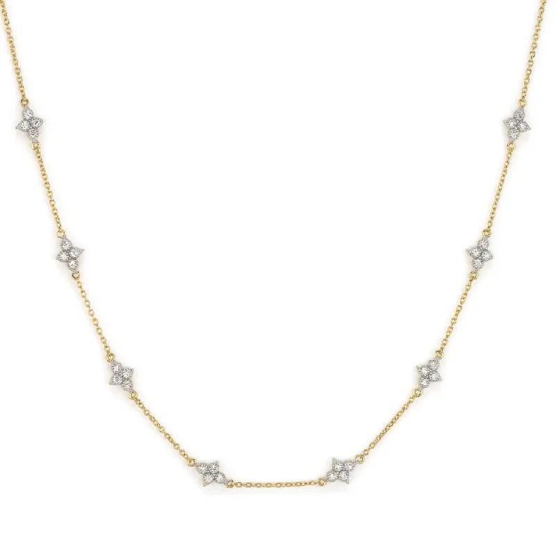 Dazzle In Elegance With Our Biggest Jewelry Sale Jude Frances Moroccan Quad Diamond Station Chain Necklace Dazzle In Elegance With Our Biggest Jewelry Sale Jude Frances Moroccan Quad Diamond Station Chain Necklace
