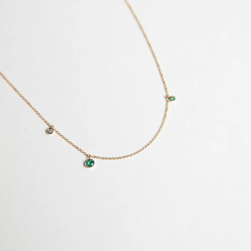 Exclusive Jewelry Sale – Grab Timeless Pieces Now Kiki Necklace with Emeralds