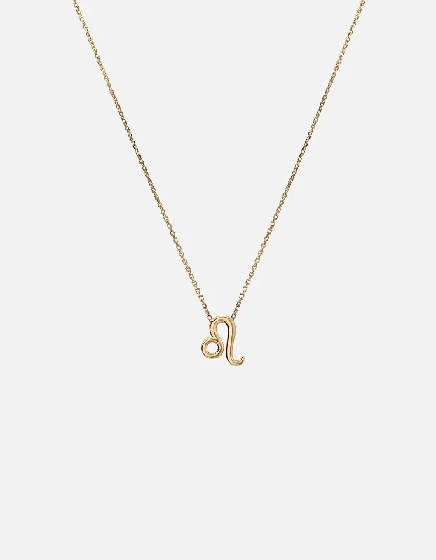 Elevate Your Outfit With Discounted Statement Jewelry Leo Astro Pendant Necklace, 14k Gold Elevate Your Outfit With Discounted Statement Jewelry Leo Astro Pendant Necklace, 14k Gold