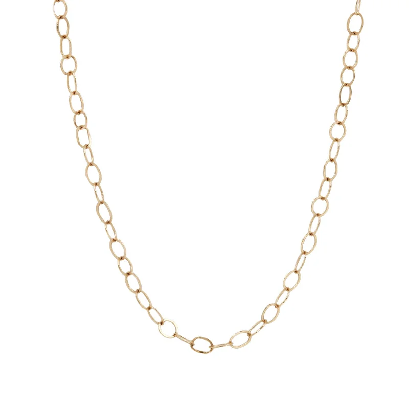 Seasonal Jewelry Sale – Upgrade Your Collection LI Small Forged Gold Link Necklace Seasonal Jewelry Sale – Upgrade Your Collection LI Small Forged Gold Link Necklace