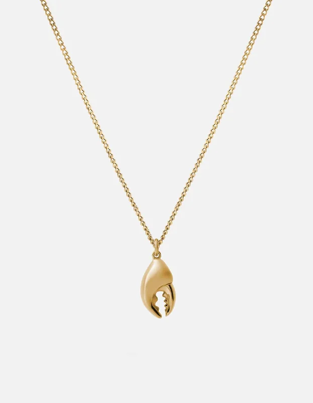 Grab Your Favorite Jewelry At The Lowest Prices Lobster Claw Necklace, Gold Vermeil