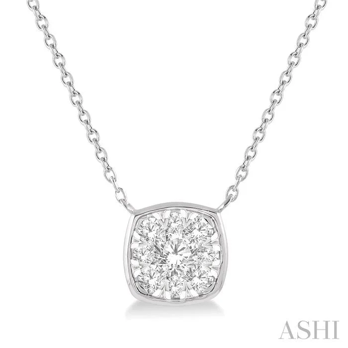 The Perfect Jewelry Piece At The Perfect Price CUSHION SHAPE LOVEBRIGHT ESSENTIAL DIAMOND PENDANT The Perfect Jewelry Piece At The Perfect Price CUSHION SHAPE LOVEBRIGHT ESSENTIAL DIAMOND PENDANT
