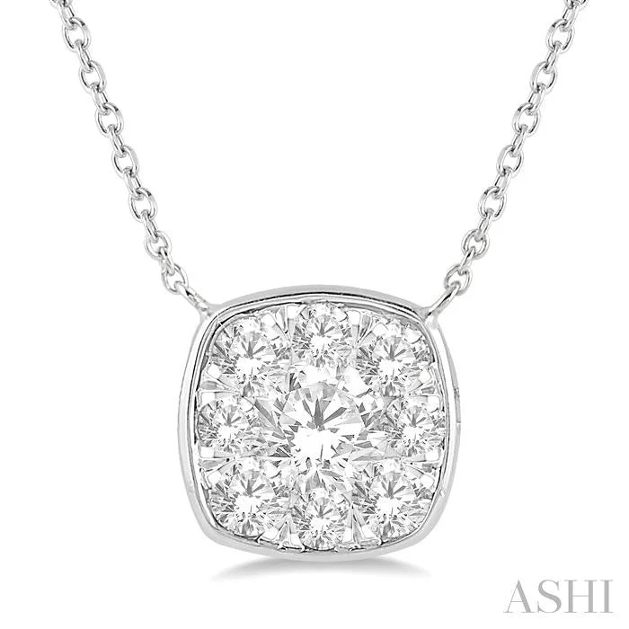 Dazzle With Discounts – Shop Jewelry On Sale CUSHION SHAPE LOVEBRIGHT ESSENTIAL DIAMOND PENDANT Dazzle With Discounts – Shop Jewelry On Sale CUSHION SHAPE LOVEBRIGHT ESSENTIAL DIAMOND PENDANT