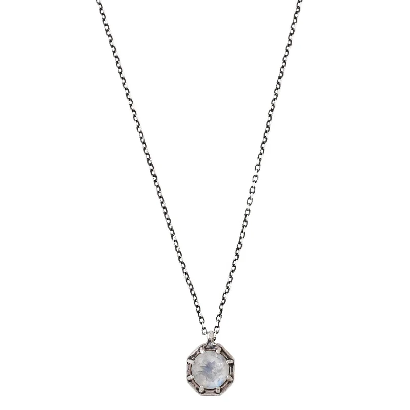 Handmade Pearl Jewelry For Timeless Elegance Rainbow Moonstone Necklace