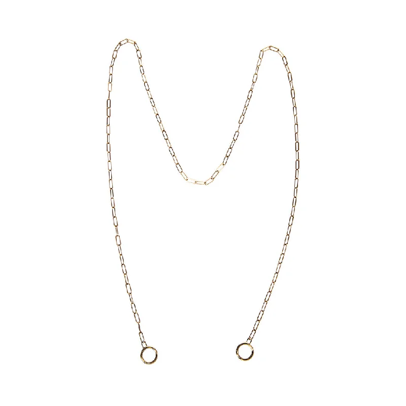 Last Chance To Grab Your Favorite Jewelry At A Discount Marla Aaron 14K Gold Square Link Chain Necklace Last Chance To Grab Your Favorite Jewelry At A Discount Marla Aaron 14K Gold Square Link Chain Necklace