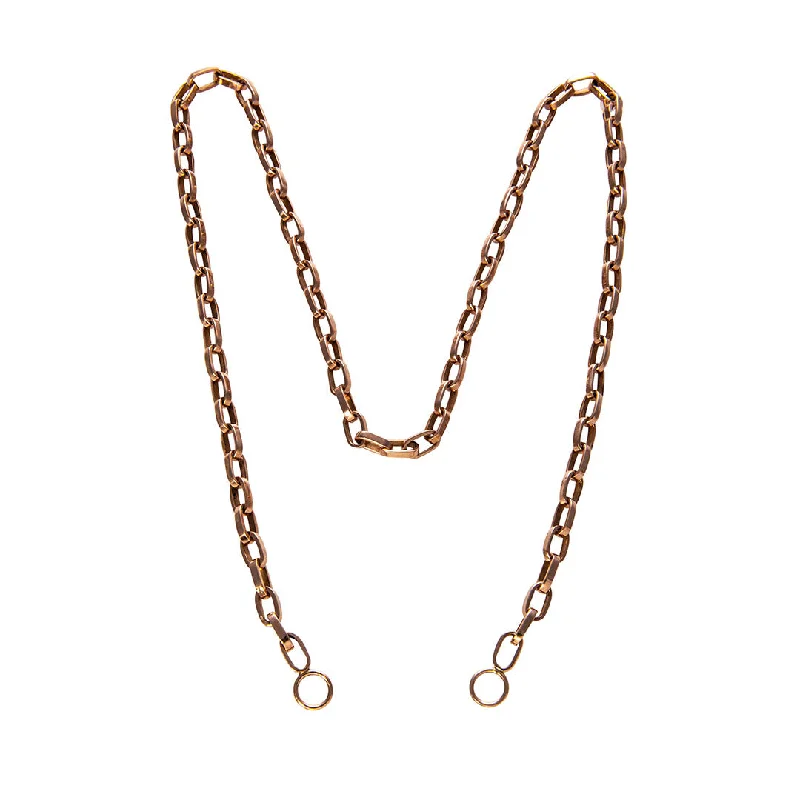 Elegant Rose Gold Jewelry For A Stylish Touch Marla Aaron 14K Rose Gold Biker Chain Necklace Elegant Rose Gold Jewelry For A Stylish Touch Marla Aaron 14K Rose Gold Biker Chain Necklace