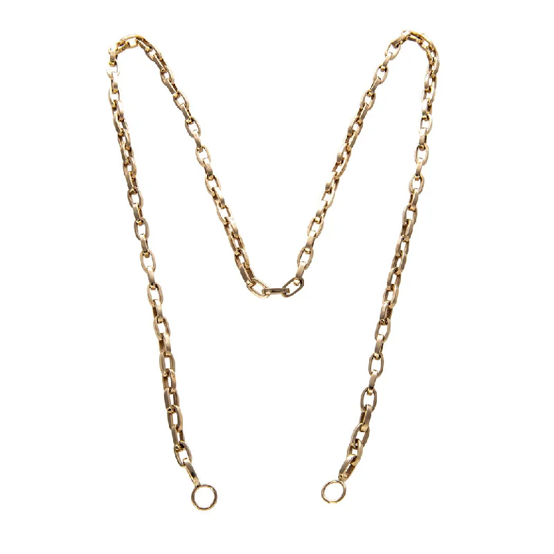 Get The Best Deals On Timeless Jewelry Pieces Marla Aaron 14K Yellow Gold Biker Chain Necklace