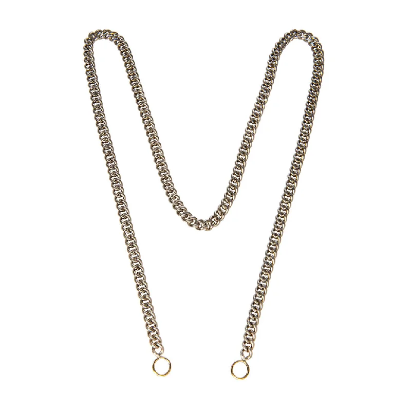 Timeless Elegance At Unbelievable Discounts Marla Aaron Silver Heavy Curb Chain Necklace Timeless Elegance At Unbelievable Discounts Marla Aaron Silver Heavy Curb Chain Necklace