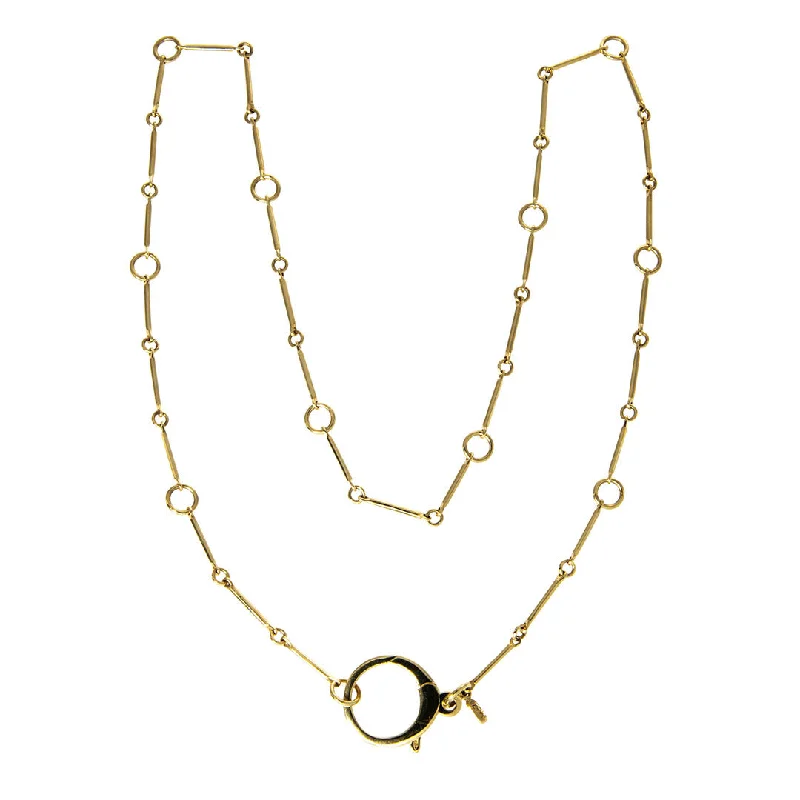 Personalized Jewelry Sale – Meaningful Gifts At Great Prices Mazza 14K Yellow Gold Charm Holder Clasp Bar Chain Necklace Personalized Jewelry Sale – Meaningful Gifts At Great Prices Mazza 14K Yellow Gold Charm Holder Clasp Bar Chain Necklace