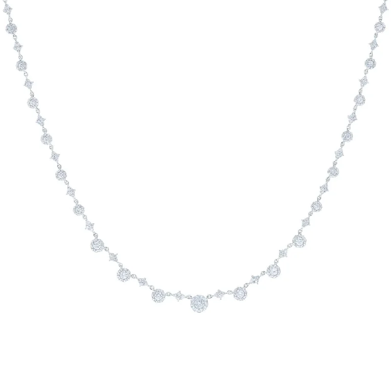 Delicate Crystal Jewelry For Sophisticated Charm Diamond Sunburst Necklace