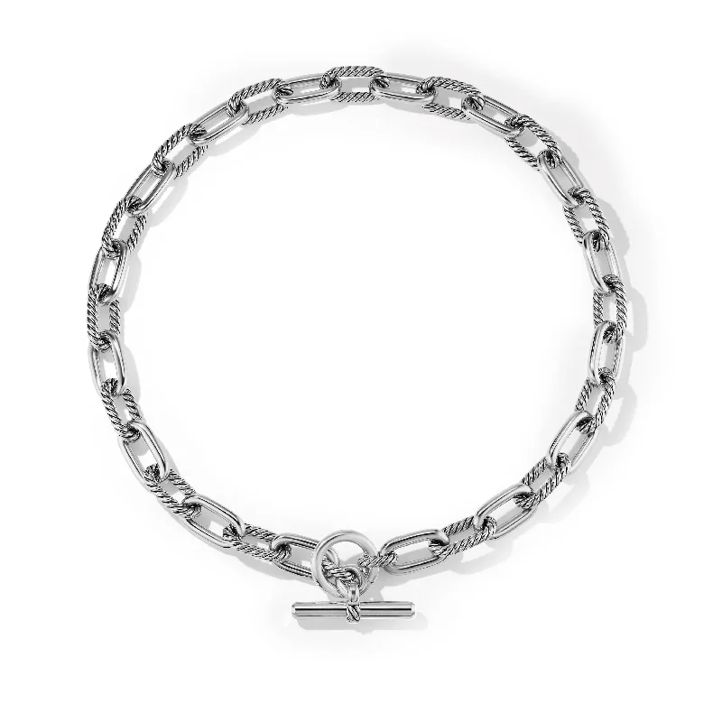 Elegant Necklaces And Bracelets At Limited-Time Offers DY Madison Toggle Chain Necklace in Sterling Silver Elegant Necklaces And Bracelets At Limited-Time Offers DY Madison Toggle Chain Necklace in Sterling Silver