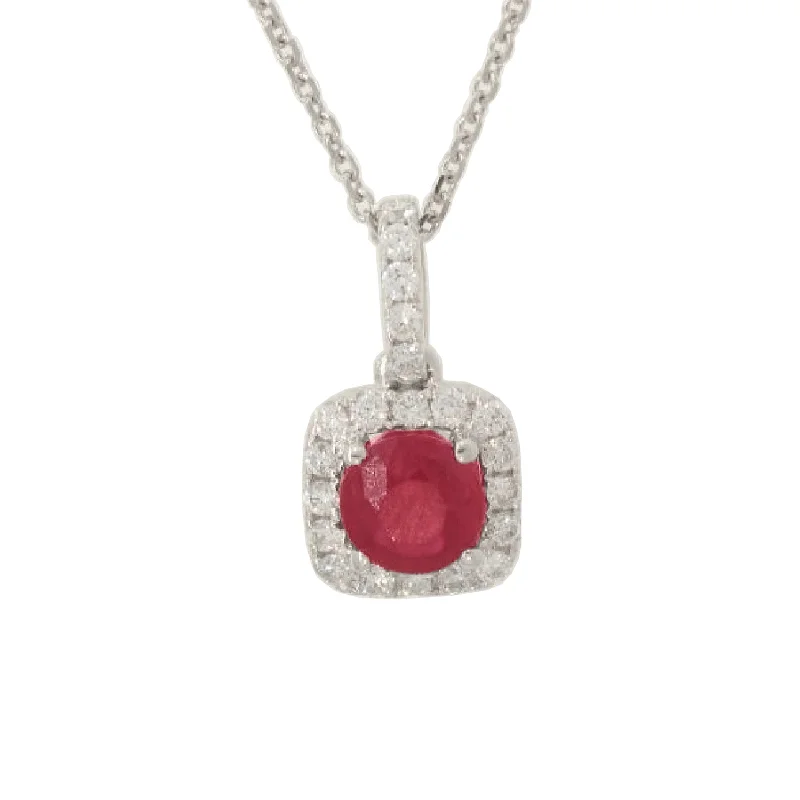 Elegant Designs, Unbeatable Discounts – Shop Jewelry Now Ruby & Diamond Cushion Halo Pendant Elegant Designs, Unbeatable Discounts – Shop Jewelry Now Ruby & Diamond Cushion Halo Pendant