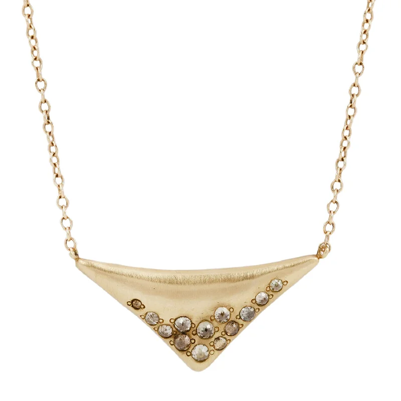 Modern Jewelry At Exclusive Discounts – Shop Today Ombre Triangle Necklace