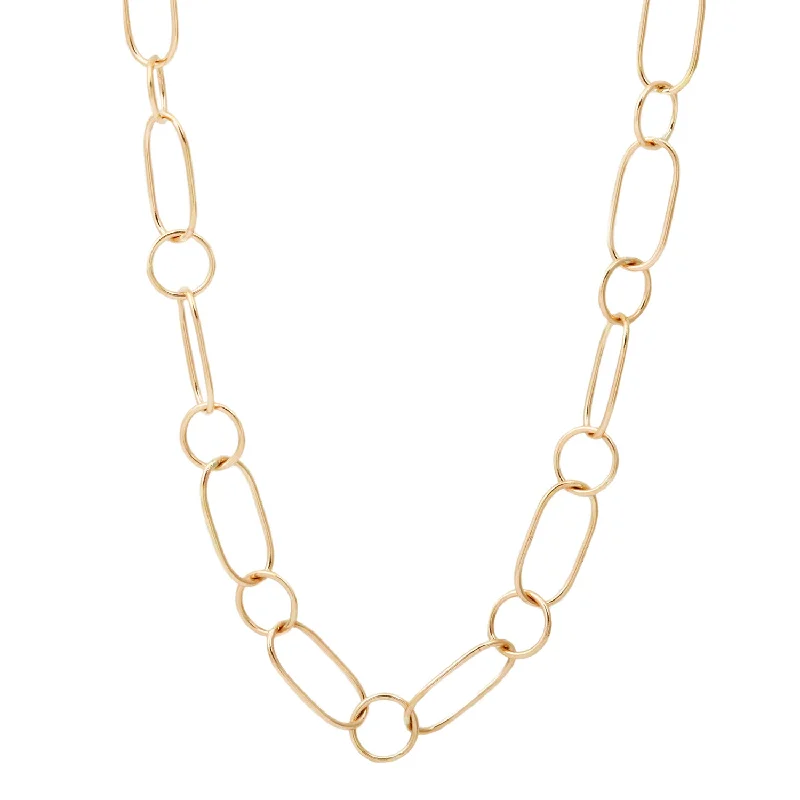 Huge Savings On Timeless Jewelry Collections Oval and Round Chain Necklace