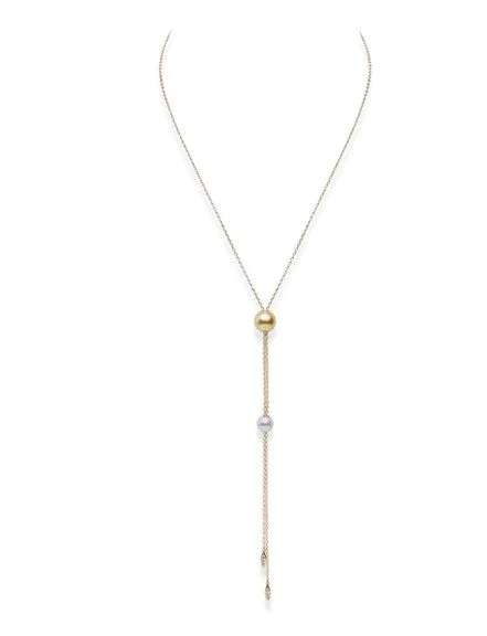 Buy More, Save More On Stunning Jewelry Designs Pearls in Motion Akoya and Golden South Sea Cultured Pearl Pendant in 18K Yellow Gold Buy More, Save More On Stunning Jewelry Designs Pearls in Motion Akoya and Golden South Sea Cultured Pearl Pendant in 18K Yellow Gold
